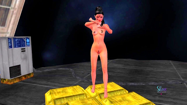 Sensual Tamil Anime Chick Pleasures Herself With A Vibrant Lover