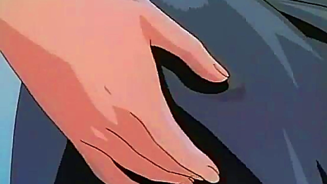 Anime Girl With Glasses Enjoying Hot Sex Scene In Cartoon Paradise