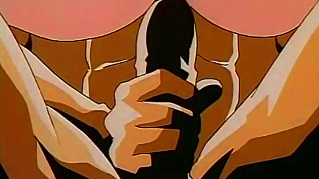 Anime Girl With Glasses Enjoying Hot Sex Scene In Cartoon Paradise