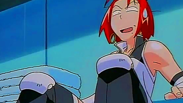 Anime Girl With Glasses Enjoying Hot Sex Scene In Cartoon Paradise