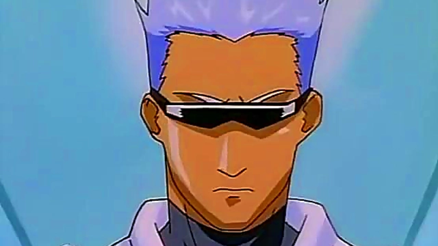 Anime Girl With Glasses Enjoying Hot Sex Scene In Cartoon Paradise