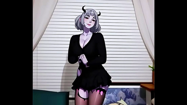 Sexy AI Succubus Dances & Strips Teasingly for Your Pleasure Solo