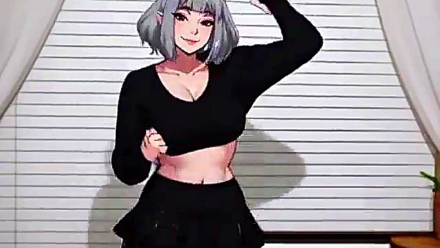 Sexy AI Succubus Dances & Strips Teasingly for Your Pleasure Solo