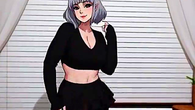 Sexy AI Succubus Dances & Strips Teasingly for Your Pleasure Solo