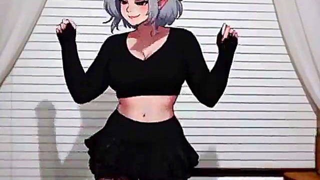 Sexy AI Succubus Dances & Strips Teasingly for Your Pleasure Solo