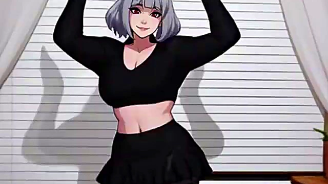 Sexy AI Succubus Dances & Strips Teasingly for Your Pleasure Solo