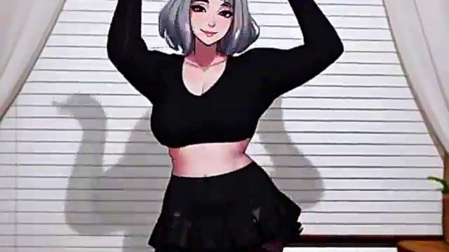 Sexy AI Succubus Dances & Strips Teasingly for Your Pleasure Solo