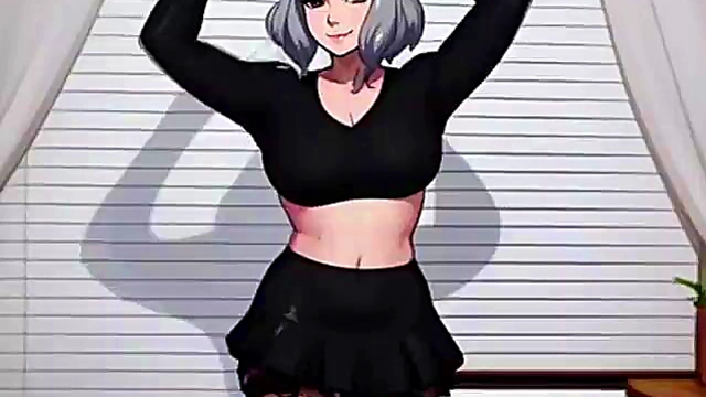 Sexy AI Succubus Dances & Strips Teasingly for Your Pleasure Solo