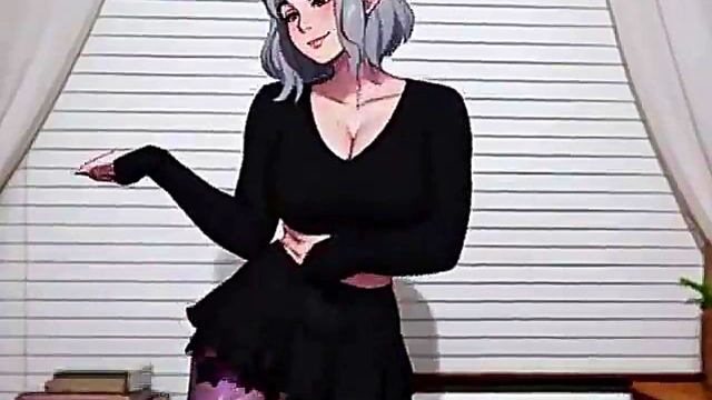 Sexy AI Succubus Dances & Strips Teasingly for Your Pleasure Solo