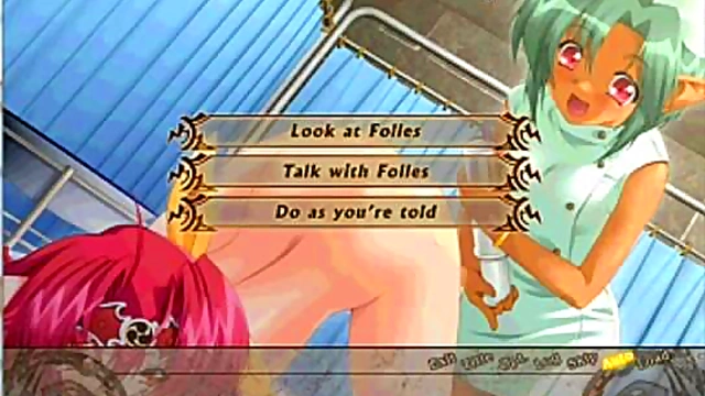 Horny Hentai Babe Seduces in Eroge Fantasy Scene