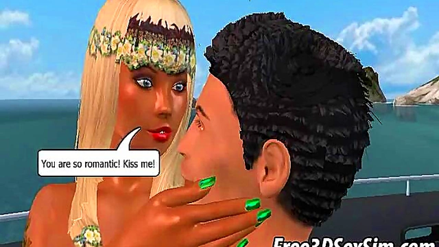 Blonde Mermaid Gets Fucked Hardcore On A Boat In Fantastical 3D Anime Scene