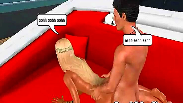 Blonde Mermaid Gets Fucked Hardcore On A Boat In Fantastical 3D Anime Scene