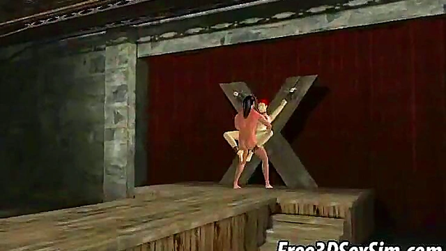 Busty Redhead Cartoon Hottie Gets Fucked Hard In Hardcore Hentai Action