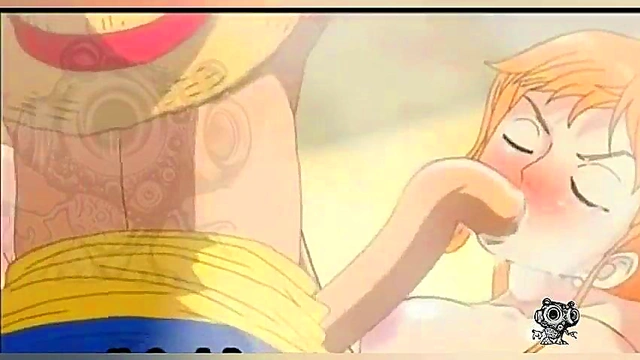 Nami Rides Luffy's Dick In Steamy 360° Hentai Action