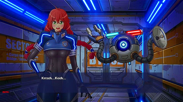 Threesome Alien Adventure – Intimate Ship Encounter With Anime Beauties