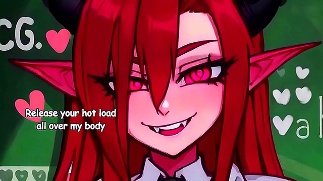 Seductive Succubus Schoolgirl Drains Your Energy With Joi Roleplay ASMR