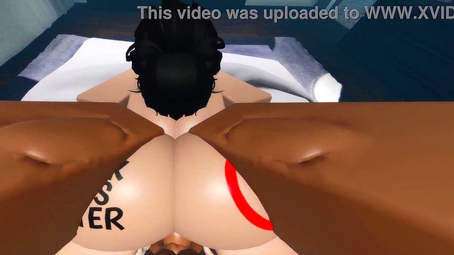 Horny Roblox Fan Begs for Rough Hentai Sex Session