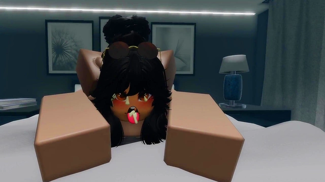 Horny Roblox Fan Begs for Rough Hentai Sex Session