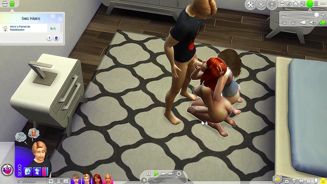 Busty Anime Girlfriend Ends Up in Wild 3D Threesome Gangbang Orgy