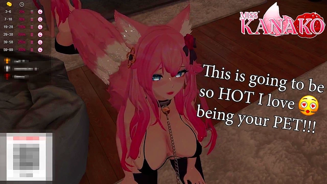 Pretty Catgirl Gets Wild in 3D Pet Play for a Busty, BDSM Bang!