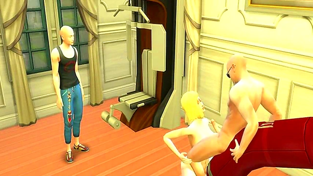 Perverted Master Roshi Trains Android 18 for Intense Anime Hentai Action