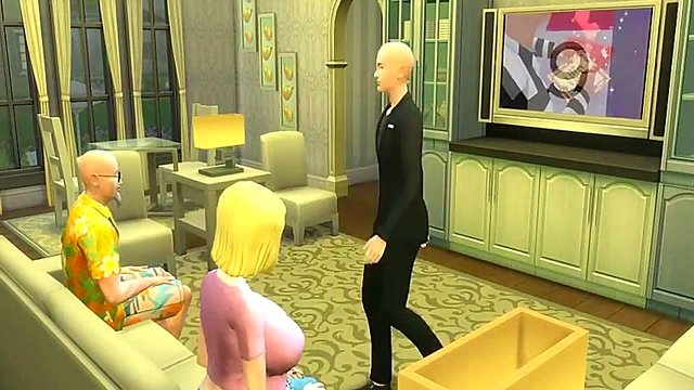 Perverted Master Roshi Trains Android 18 for Intense Anime Hentai Action