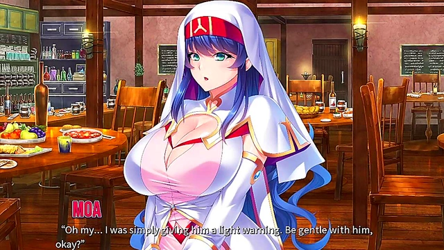 Virgin Mage Gets Pounded By Harem Hunter With X-ray Vision In Anime Adventure