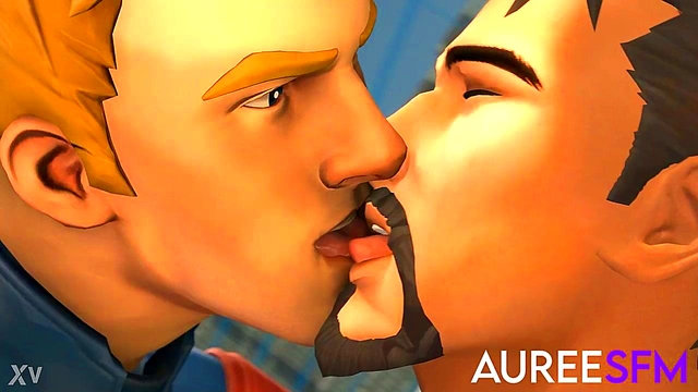 Marvel Heroes Steve Rogers & Tony Stark Heat Up The Screen In Animated Yaoi Action