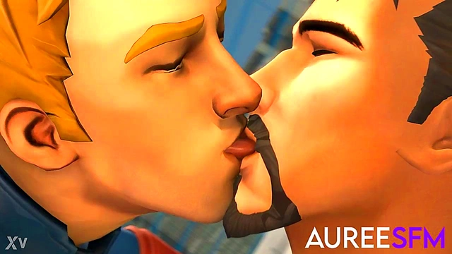 Marvel Heroes Steve Rogers & Tony Stark Heat Up The Screen In Animated Yaoi Action