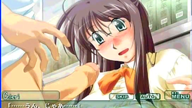 Amorous Professor Cherry Seduces Student In Steamy Hentai Eroge Scene