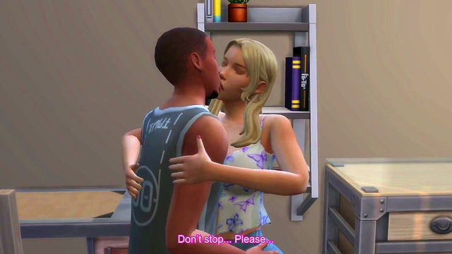Virgin Teen Stepsis Falls for Brother's Friend in The Sims 4 Animated Bliss