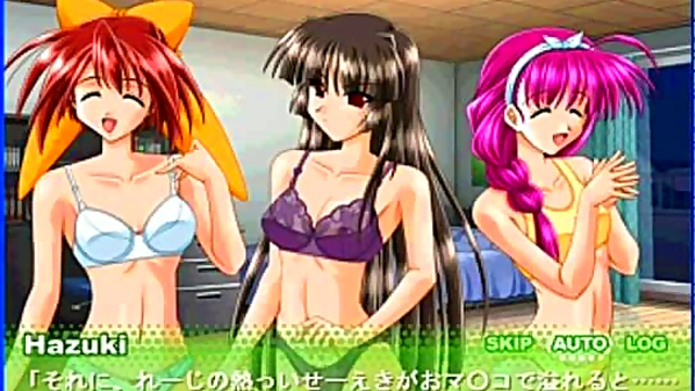 Cute Mio Gives Seductive Anime Blowjob Before Passionate Eroge Sex Scene