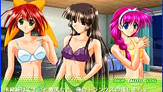 Cute Mio Gives Seductive Anime Blowjob Before Passionate Eroge Sex Scene