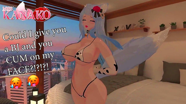 Cute Catgirl Cosplay – Busty Ganyu Begs for Face Full of Cum in Sexy Outfit