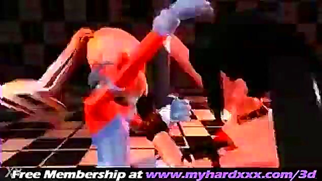 3D Hentai Toon Couple Engages in Steamy Animated Sex Session