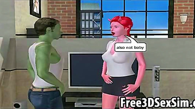 Foxy 3D Cartoon Devil Vixen Gets Her Pussy Licked Hardcore