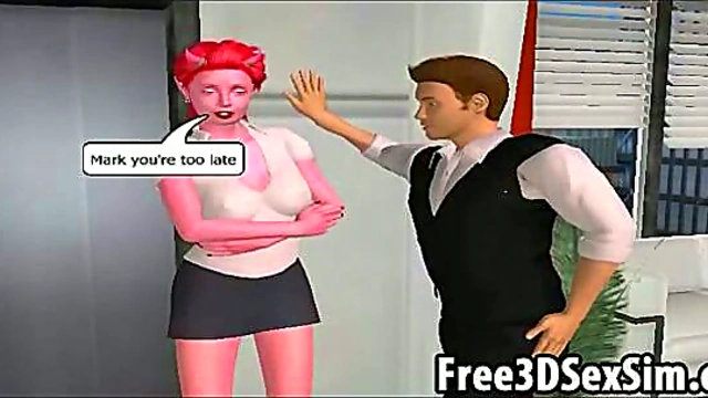 Foxy 3D Cartoon Devil Vixen Gets Her Pussy Licked Hardcore