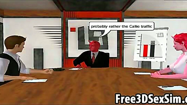 Foxy 3D Cartoon Devil Vixen Gets Her Pussy Licked Hardcore