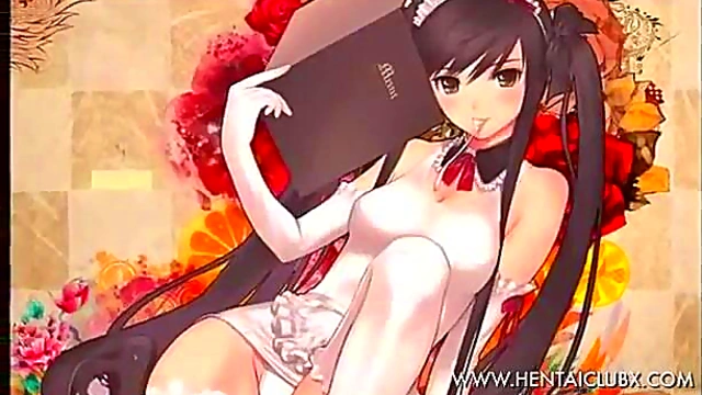 Sexy Anime Chick Pleases With Hot Fan Service Ecchi Action