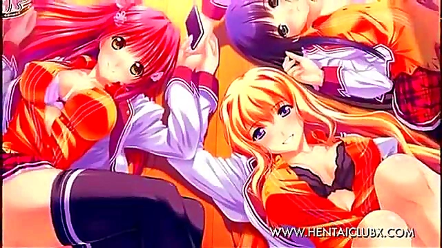 Sexy Anime Chick Pleases With Hot Fan Service Ecchi Action