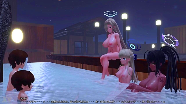 Asuna Karin Toki’s Anime Group Sex Adventure Begins