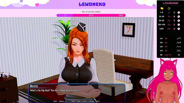 Busty VTuber Maid Dominates in Harem Hotel for Multiple Orgasms & Vibrator Fun