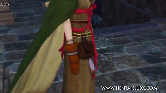 Sexy Ecchi Anime Girl From Dark Souls II Tempts With Seductive Moves