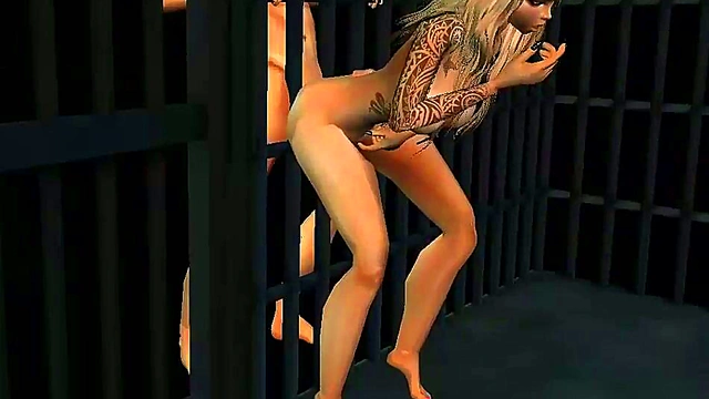 3D Anime Couple Engages in Intense IMVU Room Action Session