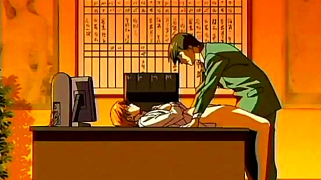 Horny Boss Takes Managee In Anime Sex Extravaganza
