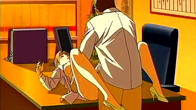 Horny Boss Takes Managee In Anime Sex Extravaganza