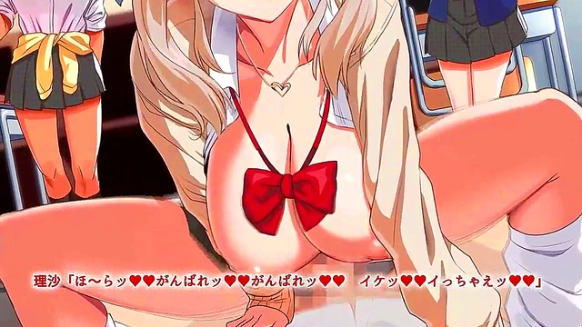 FatBoy Teased by Classmates for Hardcore Blowjob Action in Anime School Life