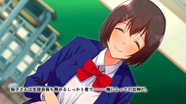 FatBoy Teased by Classmates for Hardcore Blowjob Action in Anime School Life