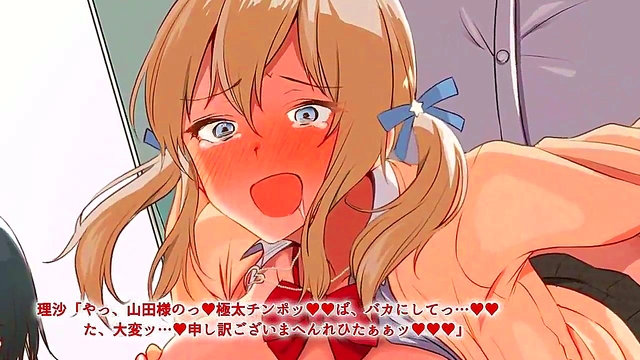 FatBoy Teased by Classmates for Hardcore Blowjob Action in Anime School Life