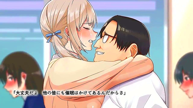 FatBoy Teased by Classmates for Hardcore Blowjob Action in Anime School Life